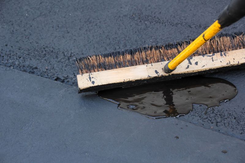 Applying Asphalt Sealant