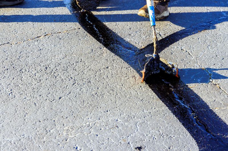 Fresh Asphalt Sealings